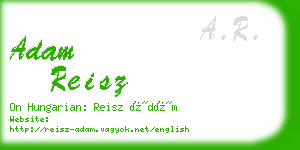adam reisz business card